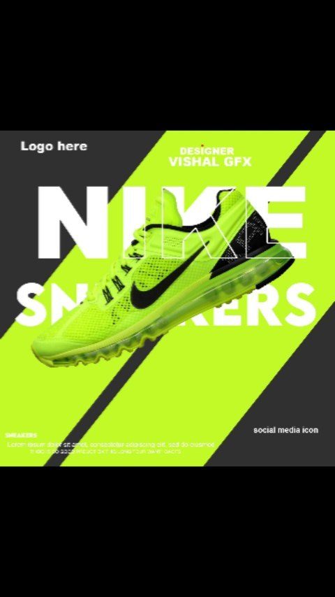 Footwear social advertisement with the word unleash